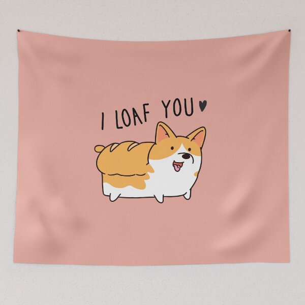 Item preview, I loaf you Corgi designed and sold by thepawster.