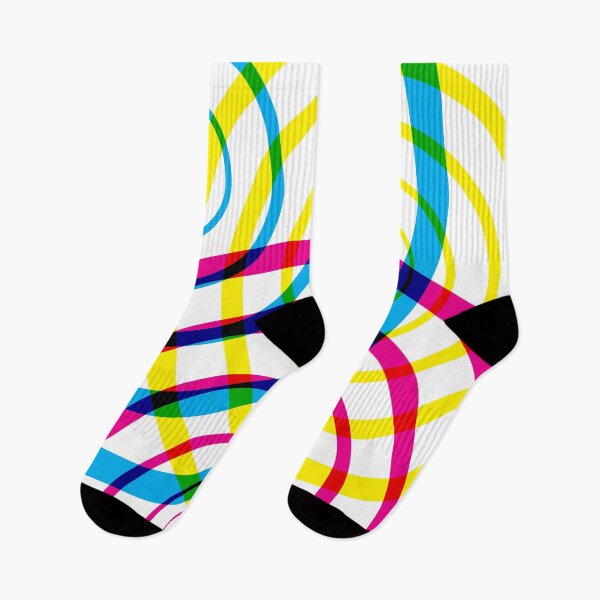 Item preview, CMYK ripples (white) designed and sold by animinimal.