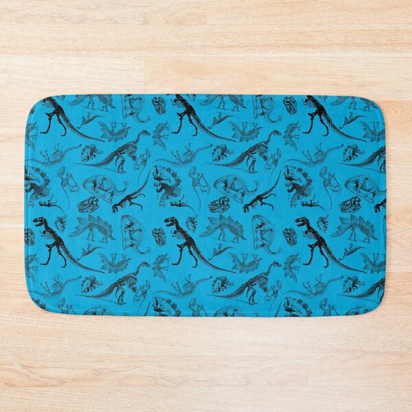Item preview, Blue Vintage Museum Dinosaurs and Skeleton  designed and sold by Kristi Duggins.