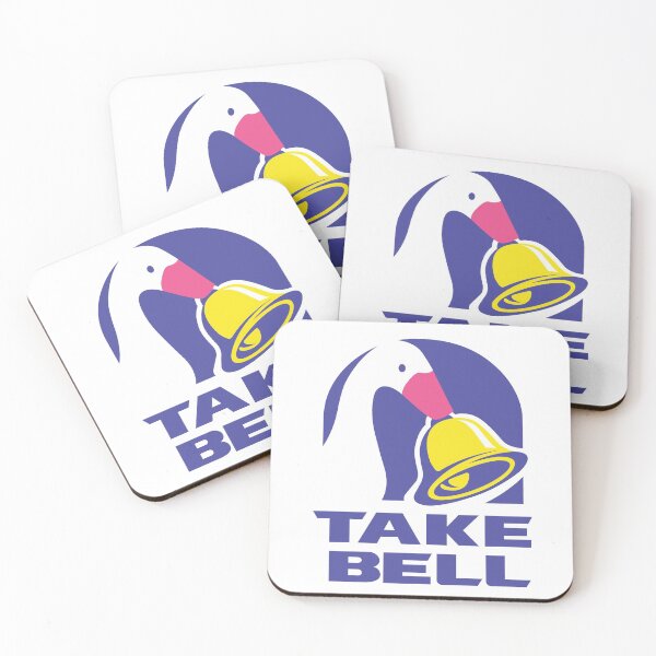 Untitled Goose Game Take Bell Coasters (Set of 4)