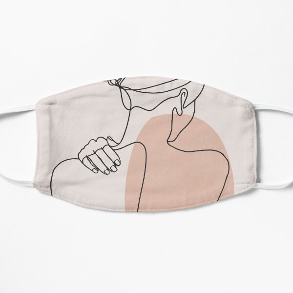 Nude figure illustration Mask
