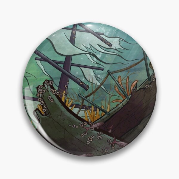 Item preview, Underwater Shipwreck designed and sold by TaylorRoseArt.