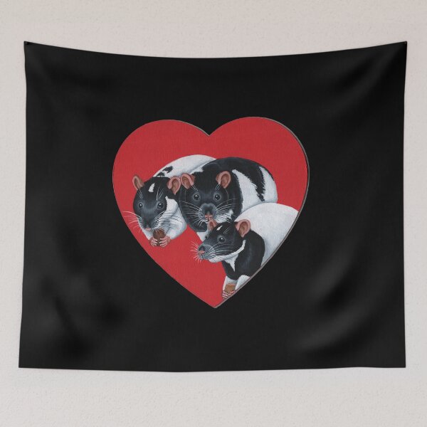 Item preview, Heart Rats designed and sold by WolfySilver.
