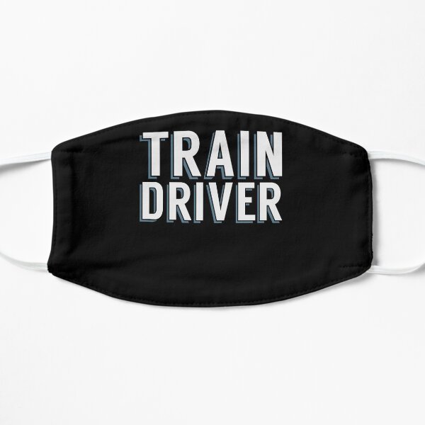 Train Driver | Engineer Locomotive Trains Railway Flat Mask