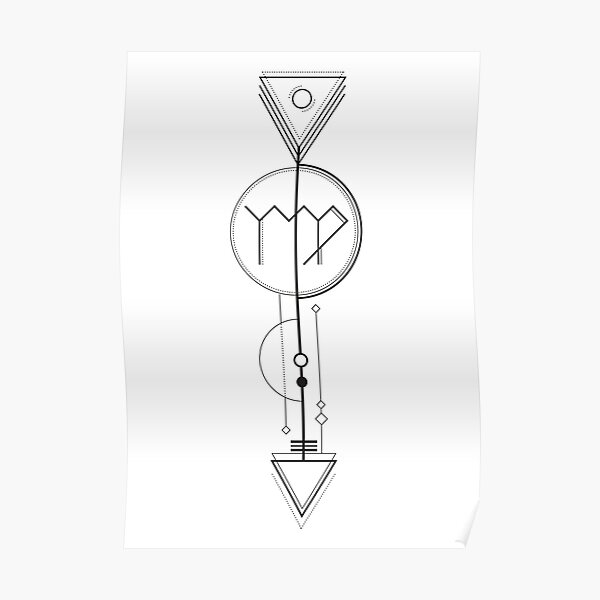 Virgo Astrology - Zodiac Arrow Poster