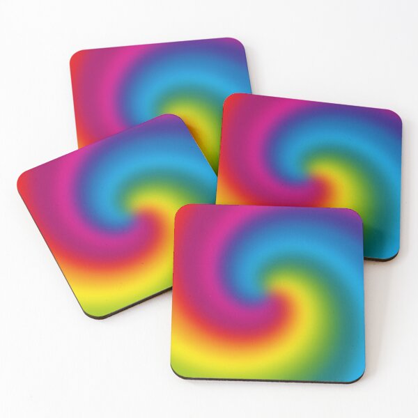 Item preview, Retro Rainbow Swirl Color Wheels designed and sold by digitalvintage.