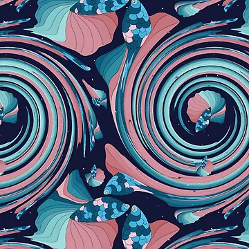 Artwork thumbnail, Psychedelic print by Rococodesigns