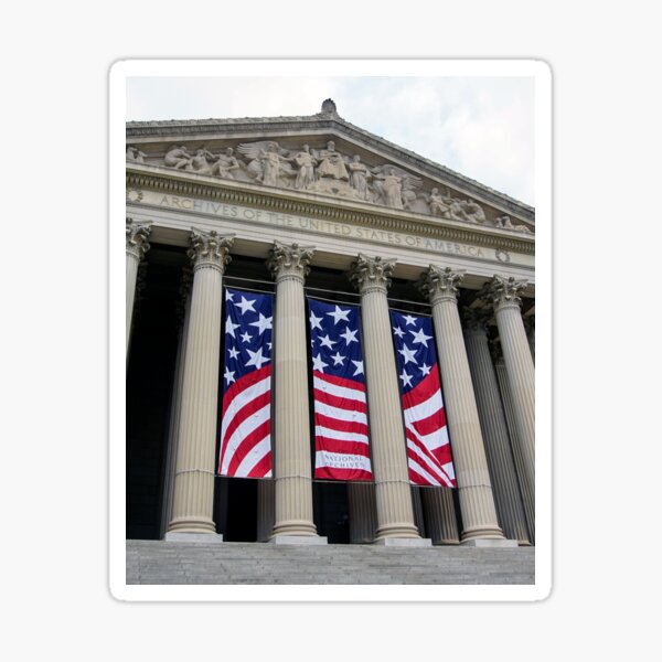 National Archives Sticker