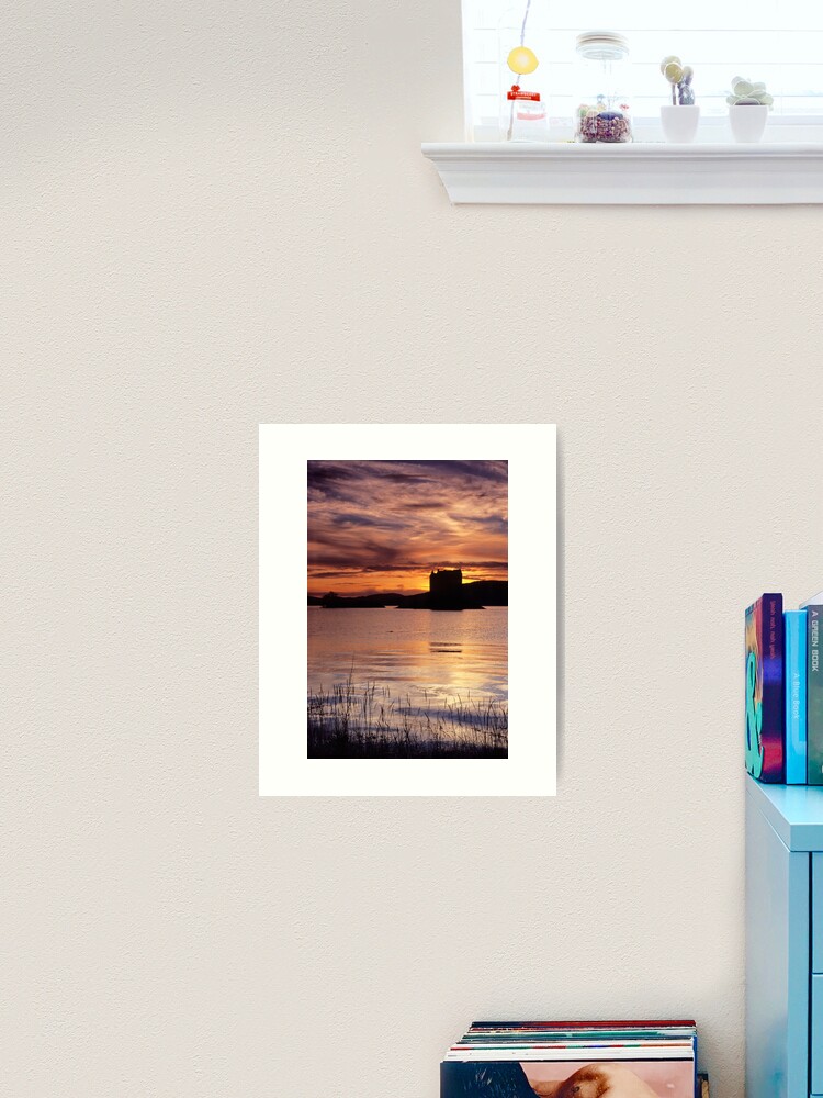 Thumbnail 2 of 3, Art Print, Sunset, Castle Stalker designed and sold by sjbowen.