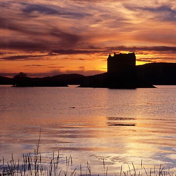 Artwork thumbnail, Sunset, Castle Stalker by Simon Bowen