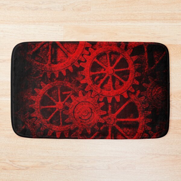 Item preview, Steampunk Rustic Red Cogwheels  designed and sold by Mark Jesus-Allen.