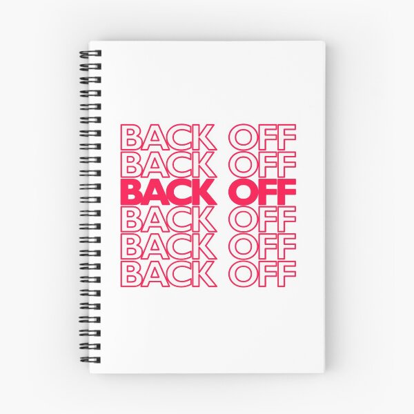 Item preview, BACK OFF! in the style of plastic bags! designed and sold by VelcroFathoms.