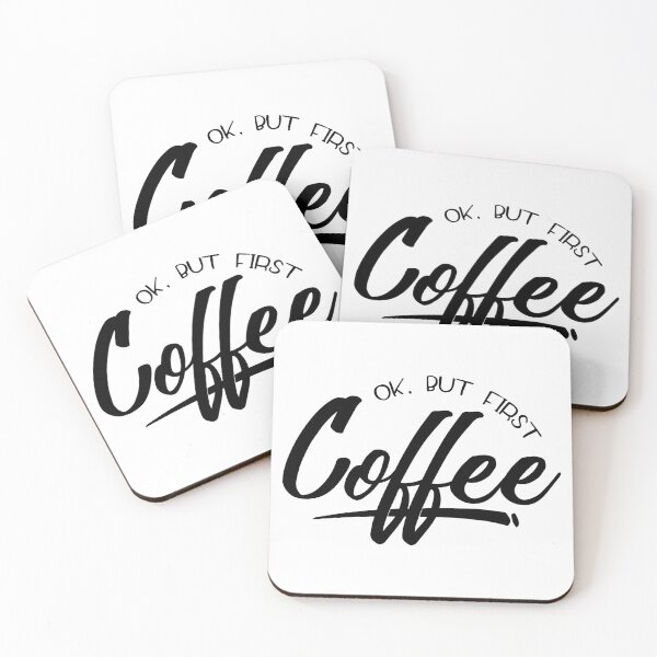 Item preview, Ok, But First Coffee designed and sold by GraphikNook.