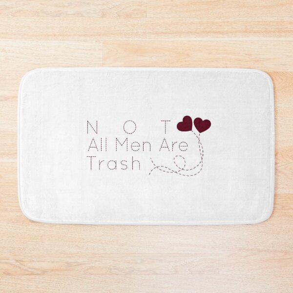 Item preview, NOT All Men Are Trash Cute Gift For Men Graphic - funny gift idea for boyfriend, funny gift idea for girlfriend, gift idea for summer, Gift Idea For Lovers designed and sold by MJLdesigns.
