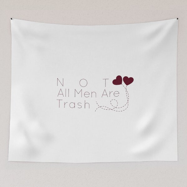 Item preview, NOT All Men Are Trash Cute Gift For Men Graphic - funny gift idea for boyfriend, funny gift idea for girlfriend, gift idea for summer, Gift Idea For Lovers designed and sold by MJLdesigns.