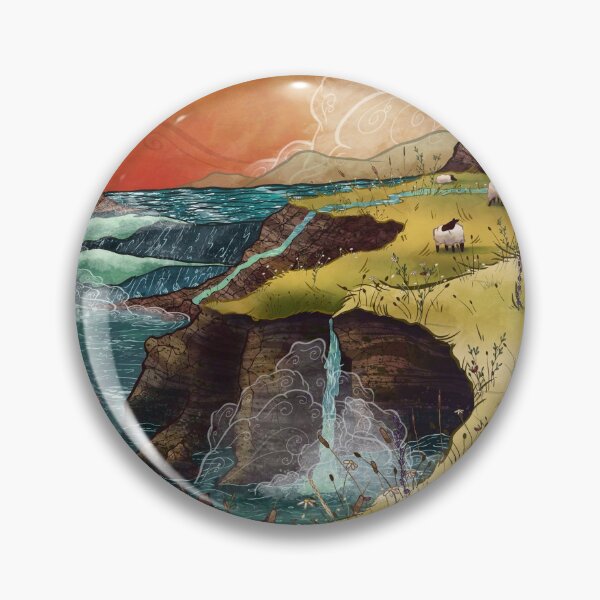 Item preview, Ireland Ocean Landscape designed and sold by TaylorRoseArt.