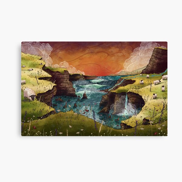 Ireland Ocean Landscape Canvas Print