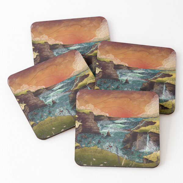 Item preview, Ireland Ocean Landscape designed and sold by TaylorRoseArt.