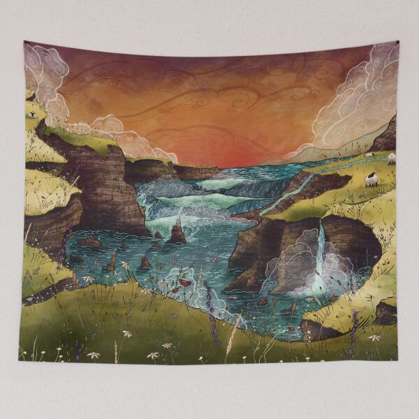 Item preview, Ireland Ocean Landscape designed and sold by TaylorRoseArt.