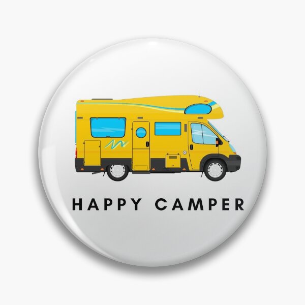 Artikelvorschau, Happy Camper Quote, besonderes Geschenk für Camper oder Van-Lifer, moderne Nomaden, Van-Liebhaber, Bergsteiger entworfen und verkauft von popotamfriends.