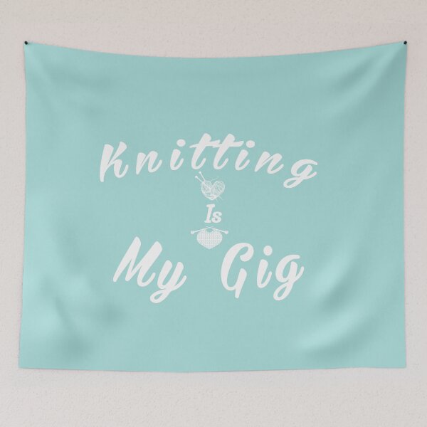 Item preview, Knitting Is My Gig:Funny Handicraft Needlework Gift Idea. designed and sold by cutitoutsir.