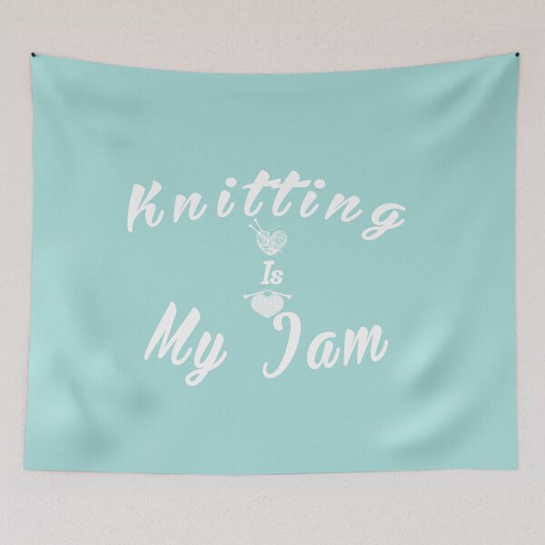 Item preview, Knitting Is My Jam:Funny Handicraft Needlework Gift Idea. designed and sold by cutitoutsir.