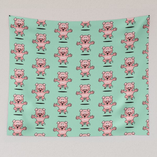 Item preview, Cheerful little pig designed and sold by cardvibes.