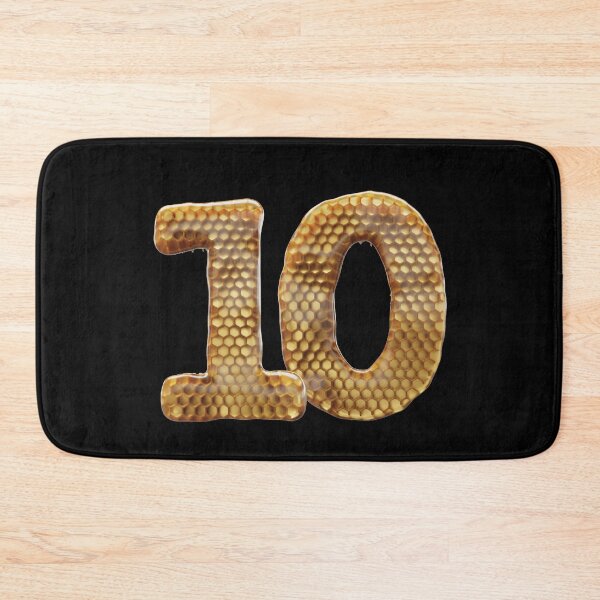 Item preview, 10 Number 3d Honey Numbers Font designed and sold by HelloFromAja.