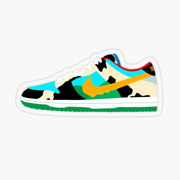 dunk low chunky dunky Transparent Sticker