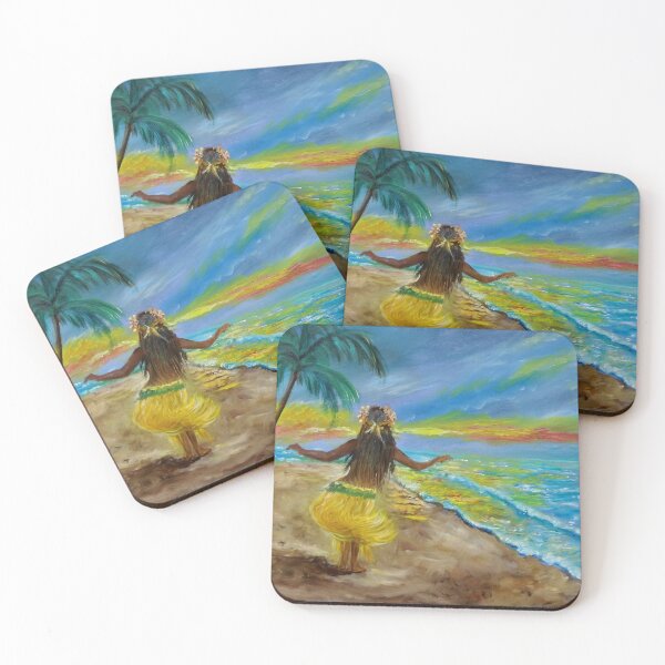 Item preview, Hula on the Beach at Sunset. Lovely hula hands expressing the hula dance on the beach at Waikiki. designed and sold by jennyleeandjim.