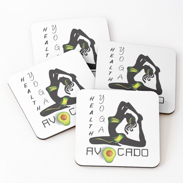 Item preview, Yoga Health Avocado designed and sold by Drago Art.