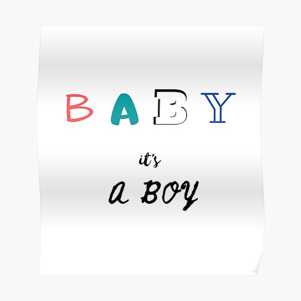 Baby Boy Posters Redbubble