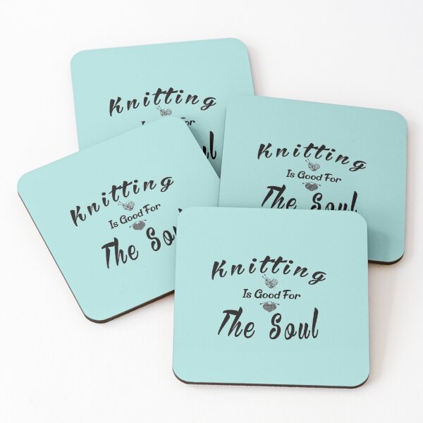 Item preview, Knitting Is Good For The Soul:Funny Handicraft Needlework Gift Idea. designed and sold by cutitoutsir.