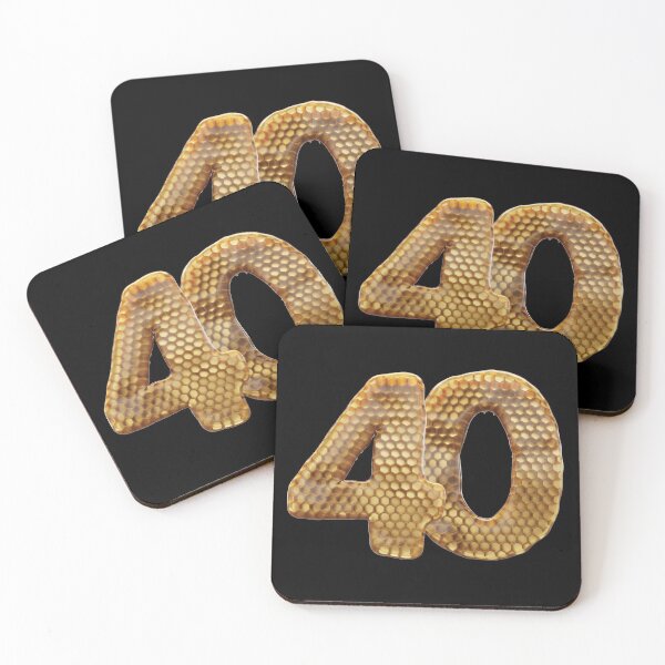 Item preview, 40 Number 3d Honey Numbers Font designed and sold by HelloFromAja.