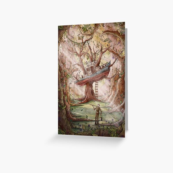 Fisherman of the Forest Greeting Card