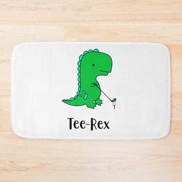Artikelvorschau, Tee Rex, der Golf spielende Dinosaurier entworfen und verkauft von Pickle-Lily.