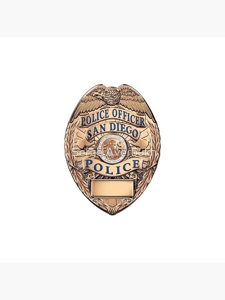 ポリスバッジ実物POLICE BADGE SAN DIEGO POLICE - ミリタリージャケット