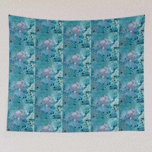 Item preview, Turqoise Watercolor Love designed and sold by Nicky Levi.