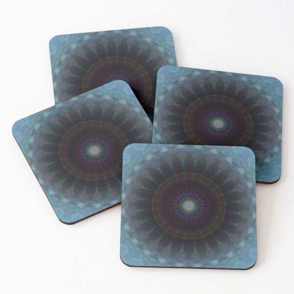 Item preview, Tie Dye Mandala in Pink and Blue with Black Hole designed and sold by MokiAwa.