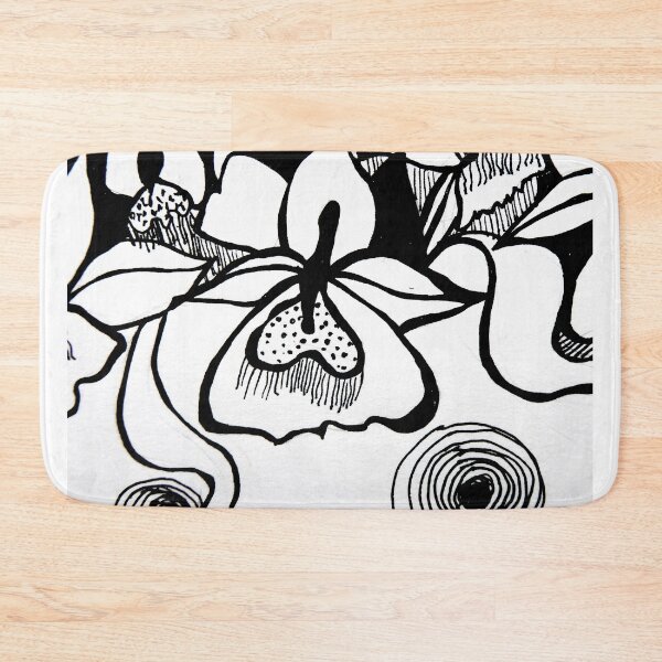 Item preview, Flower BW designed and sold by monamooon.