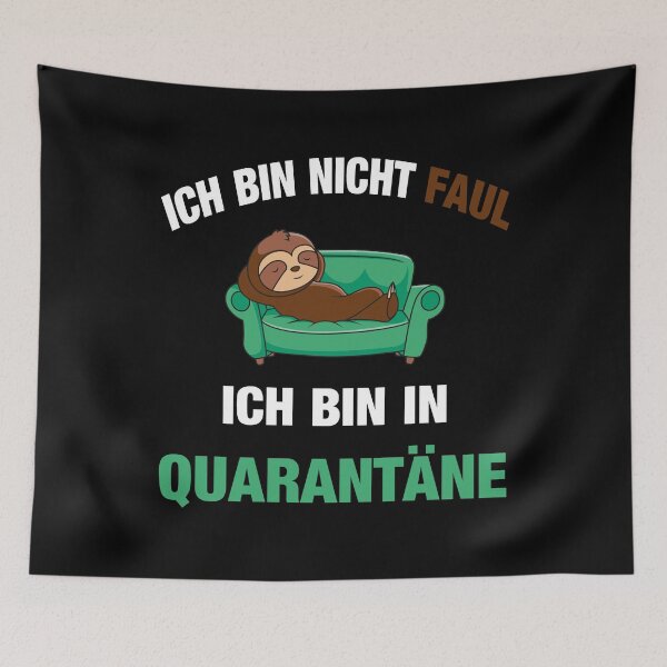 Item preview, I'm not lazy, I'm in quarantine - sloth designed and sold by Lenny Stahl.