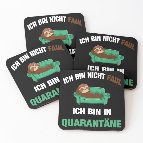 Item preview, I'm not lazy, I'm in quarantine - sloth designed and sold by Lenny Stahl.