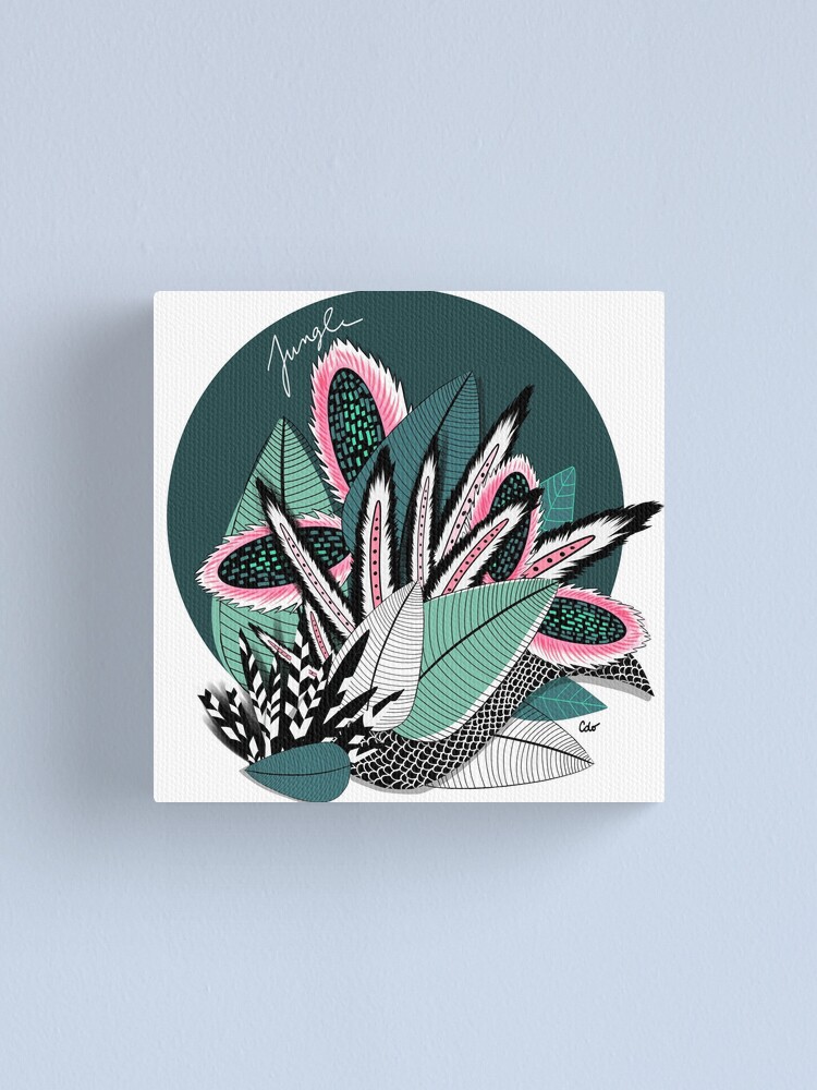 Imagen 1 de 3, Lienzo con la obra Selva, diseñada y vendida por Ceciledo.