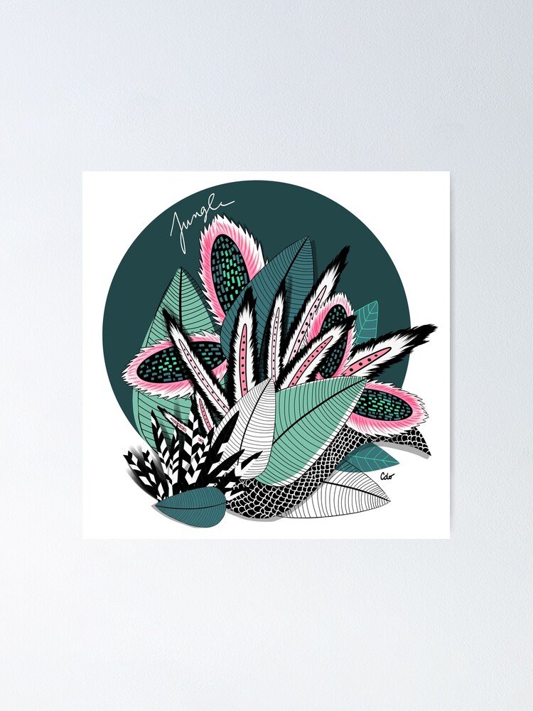 Imagen 1 de 3, Póster con la obra Selva, diseñada y vendida por Ceciledo.