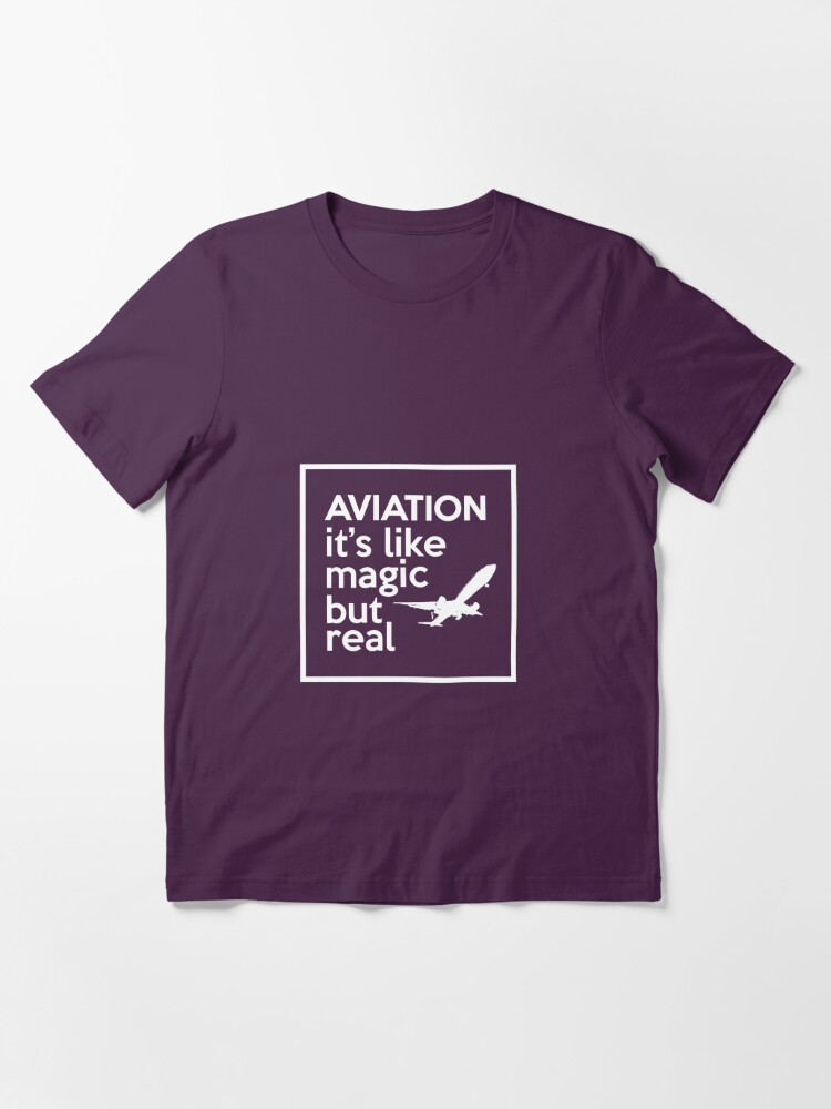 Wellcoda How Planes Fly Mens T-shirt, Magic Graphic Design Printed