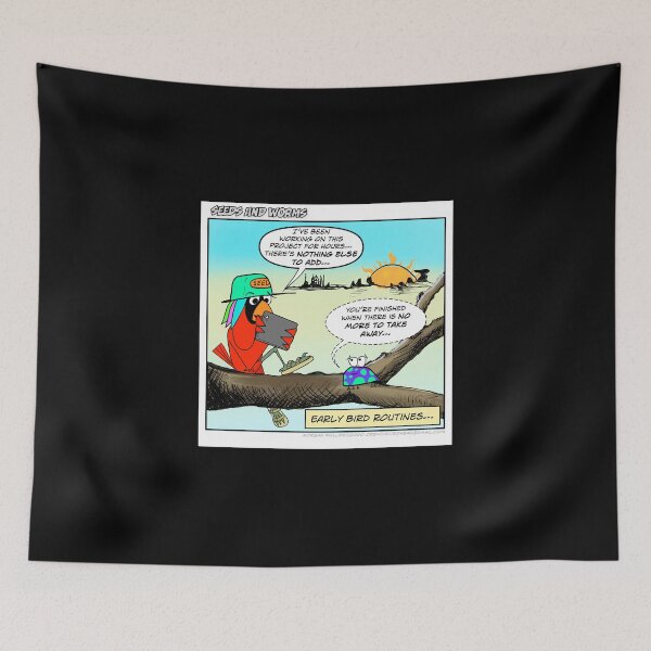 Item preview, Seeds and Worms Cartoon - Nothing Else to Add designed and sold by NeatlineFX.