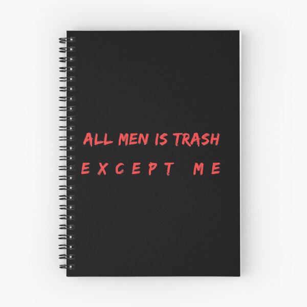 Item preview, All Men Is Trash EXCEPT ME Cute Gift For Men Graphic - funny gift idea for boyfriend, funny gift idea for girlfriend, gift idea for summer, Gift Idea For Lovers designed and sold by MJLdesigns.