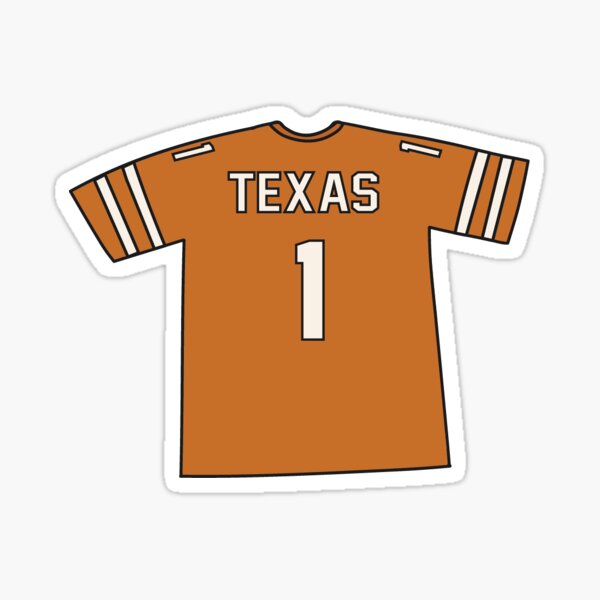 texas jersey Sticker