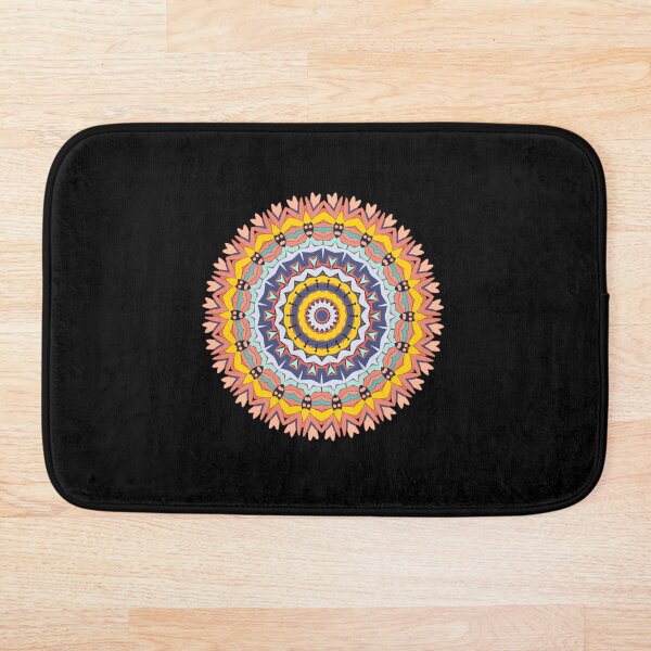 Item preview, modern multicolor Mandala art Sunflower indian repeated pattern designed and sold by vector-pro.