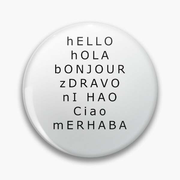 Item preview, Hello, Hola, Bonjour, Zdravo, Ni Hao, Ciao, Merhaba designed and sold by MMTYPE.